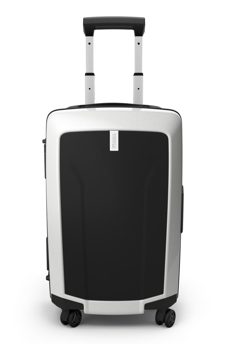 Revolve Global 22-Inch Carry-On, Main, color, WHITE/ BLACK