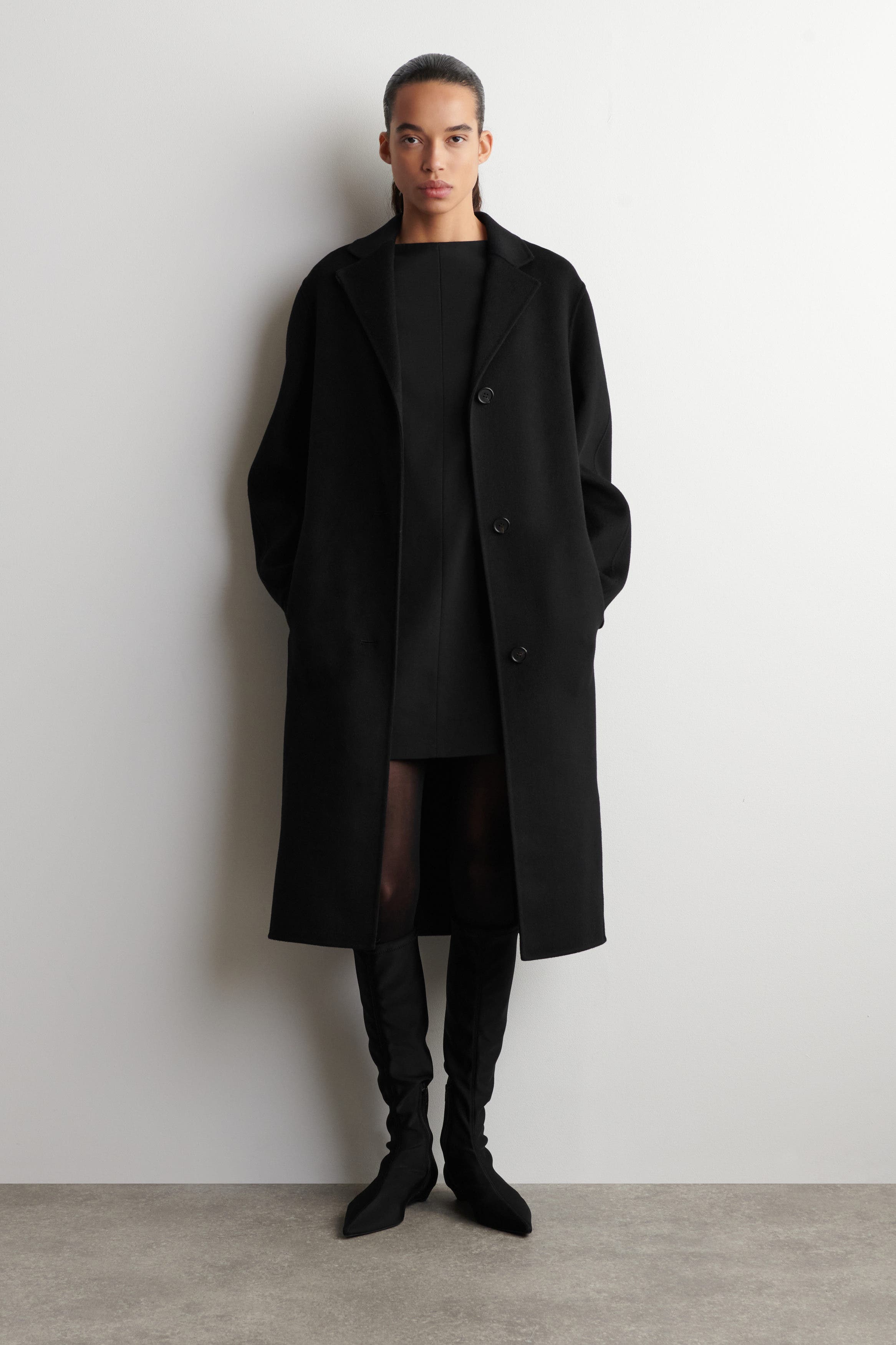 Tailored Merino Wool-Blend Mini Dress - image 2