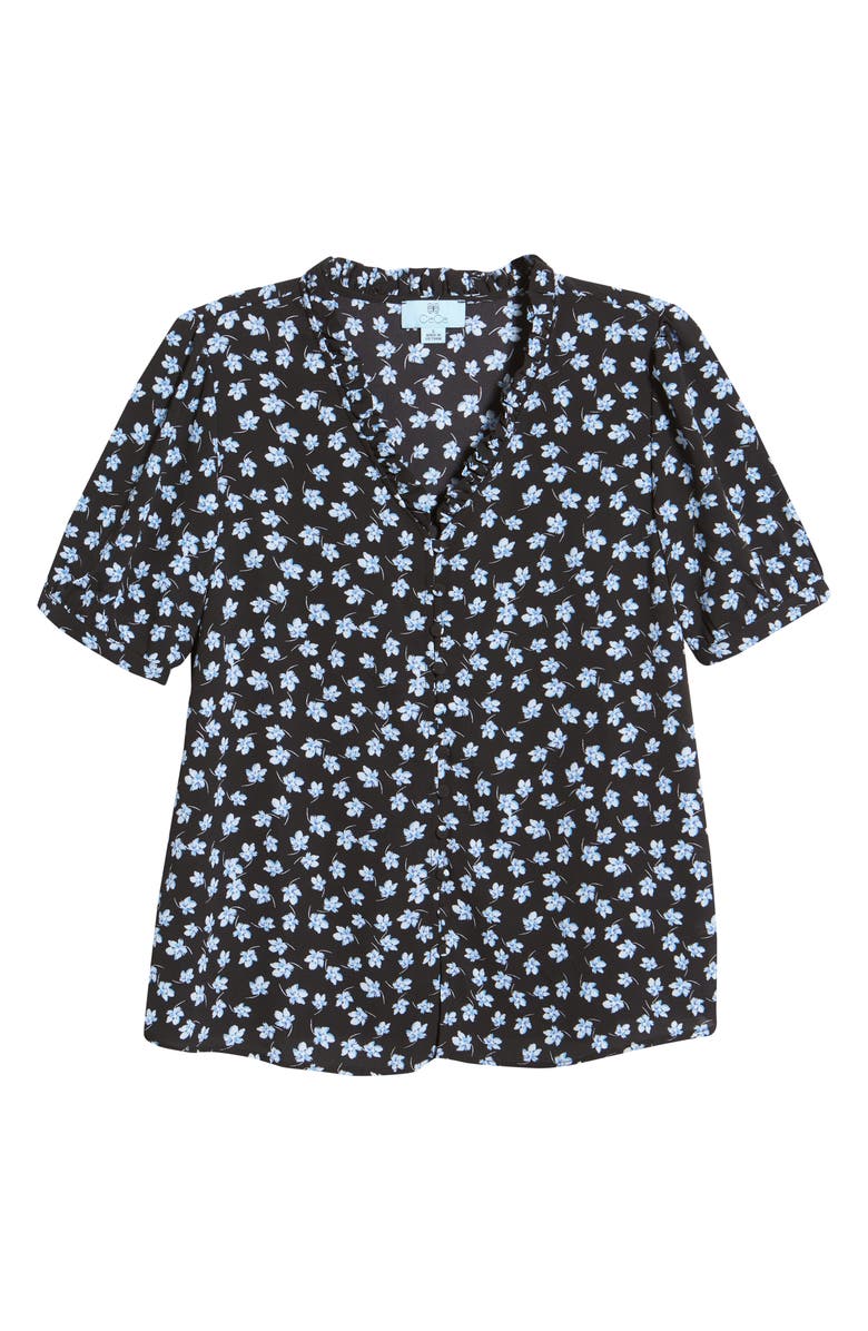 CeCe Brooke Ditsy Puff Sleeve Blouse, Alternate, color, 