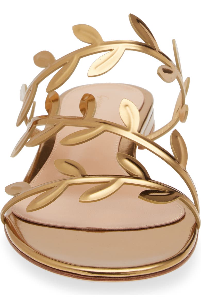 Gianvito Rossi Leaf Slide Sandal, Alternate, color,