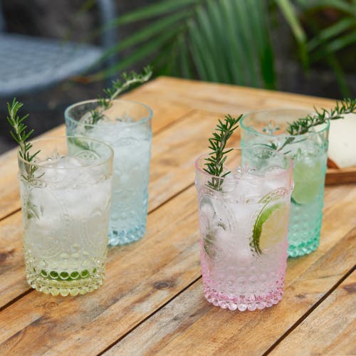Twine Shatterproof Acrylic Embossed Tumblers In Assorted