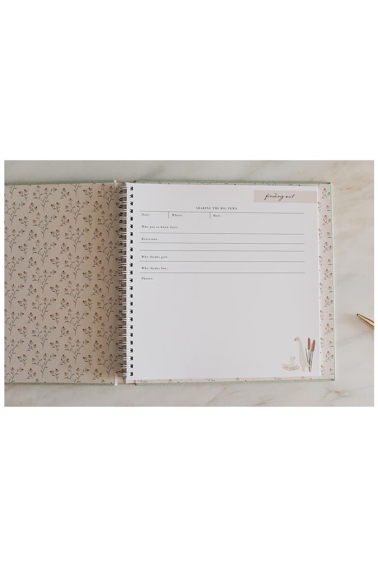 Pregnancy Journal, Alternate, color, GREEN