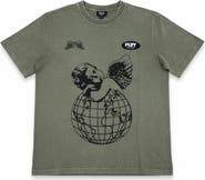 PLAY PALM ANGELS Classic Fit Graphic T-Shirt