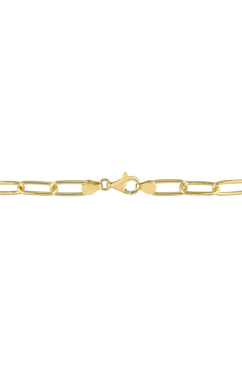 DELMAR 6mm Paper Clip Chain Bracelet, Alternate, color, Gold