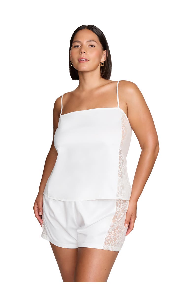 The Lace Panel Tank, Main, color, SALT