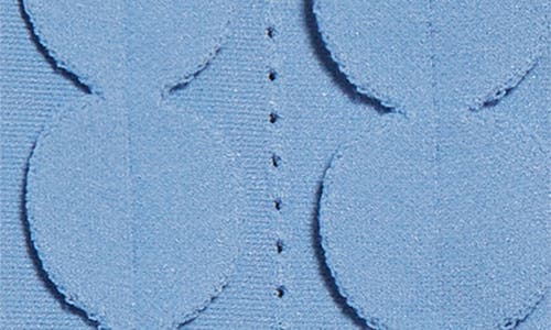 Shop Oscar De La Renta 3d Circle Crop Cardigan In Opal