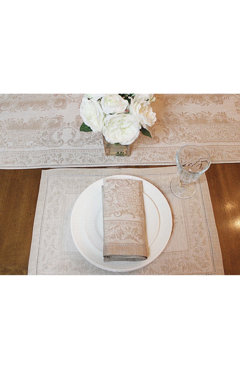 FRENCH HOME Linen Arboretum Napkins - Set of 6, Alternate, color, Terracota