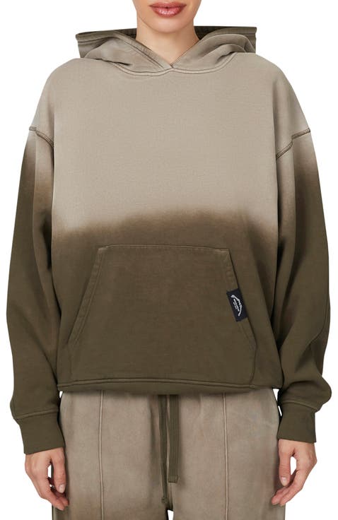 Gradient Spray Relaxed  Hoodie