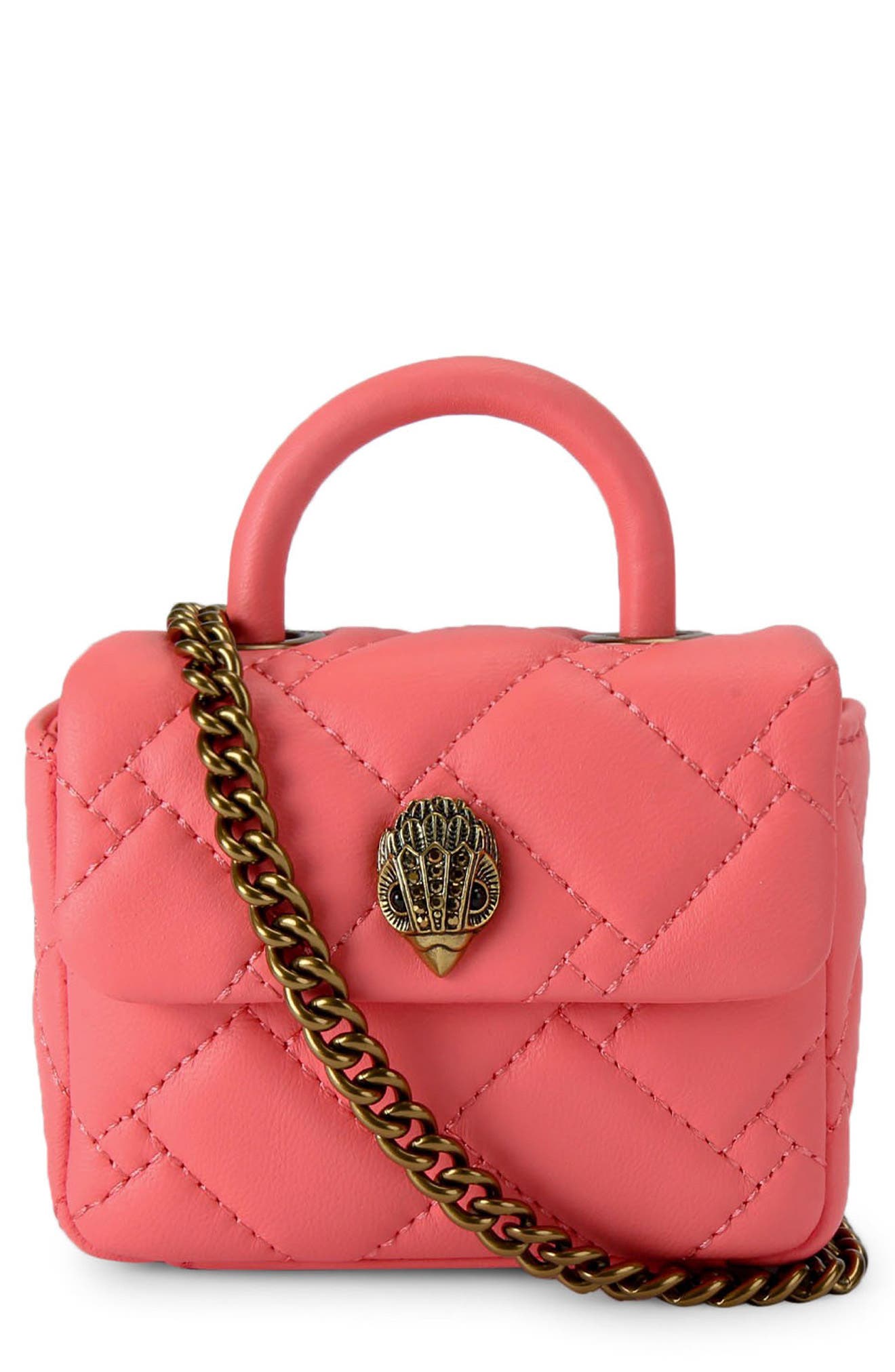 Kurt Geiger London Micro Kensington Leather Crossbody Bag