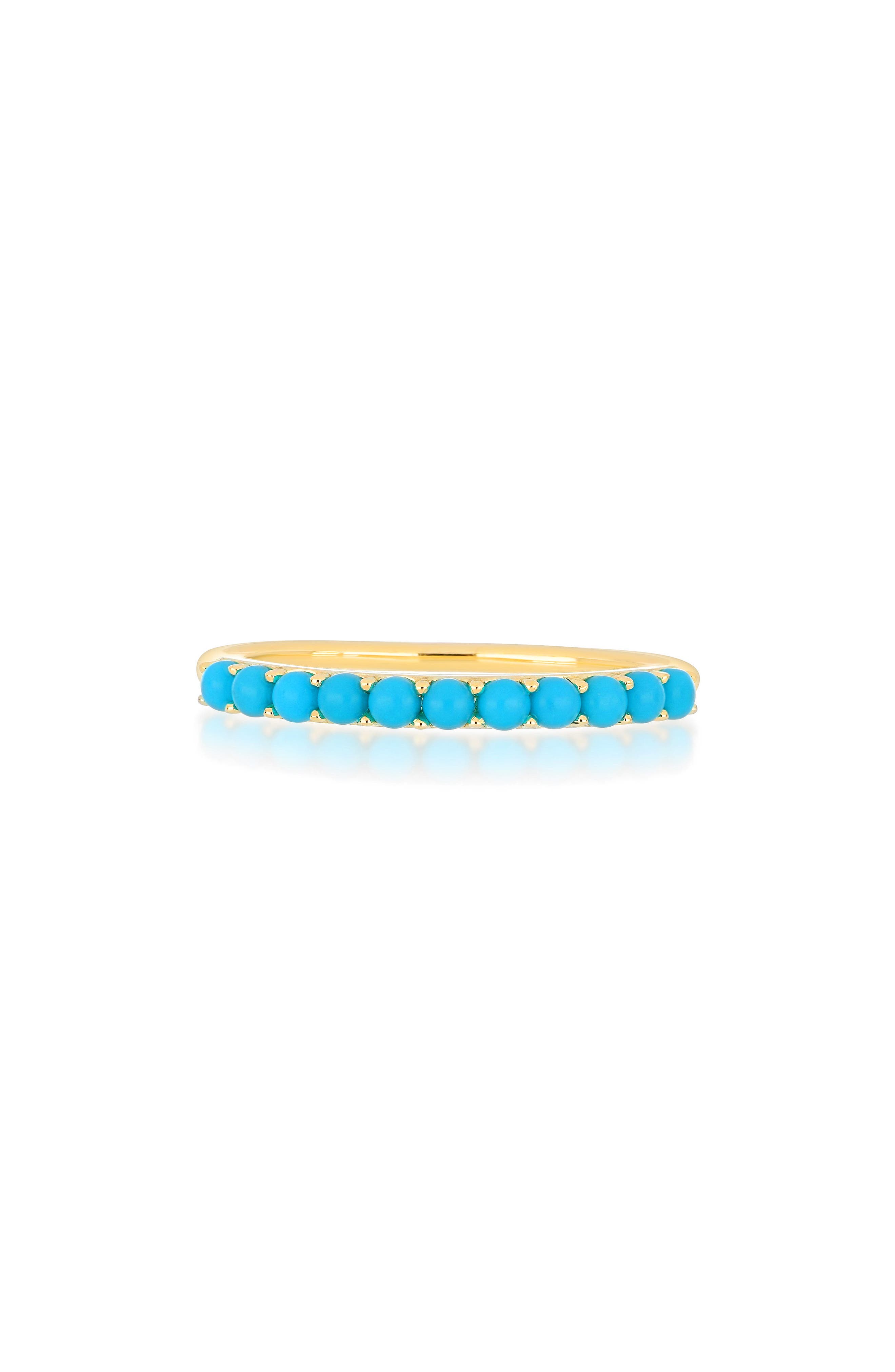 selected YELLOW GOLD/ TURQUOISE