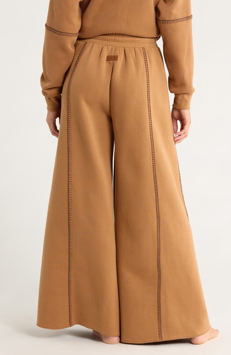 UGG<sup>®</sup> Classic Wide Leg Pajama Pants, Alternate, color, Chestnut