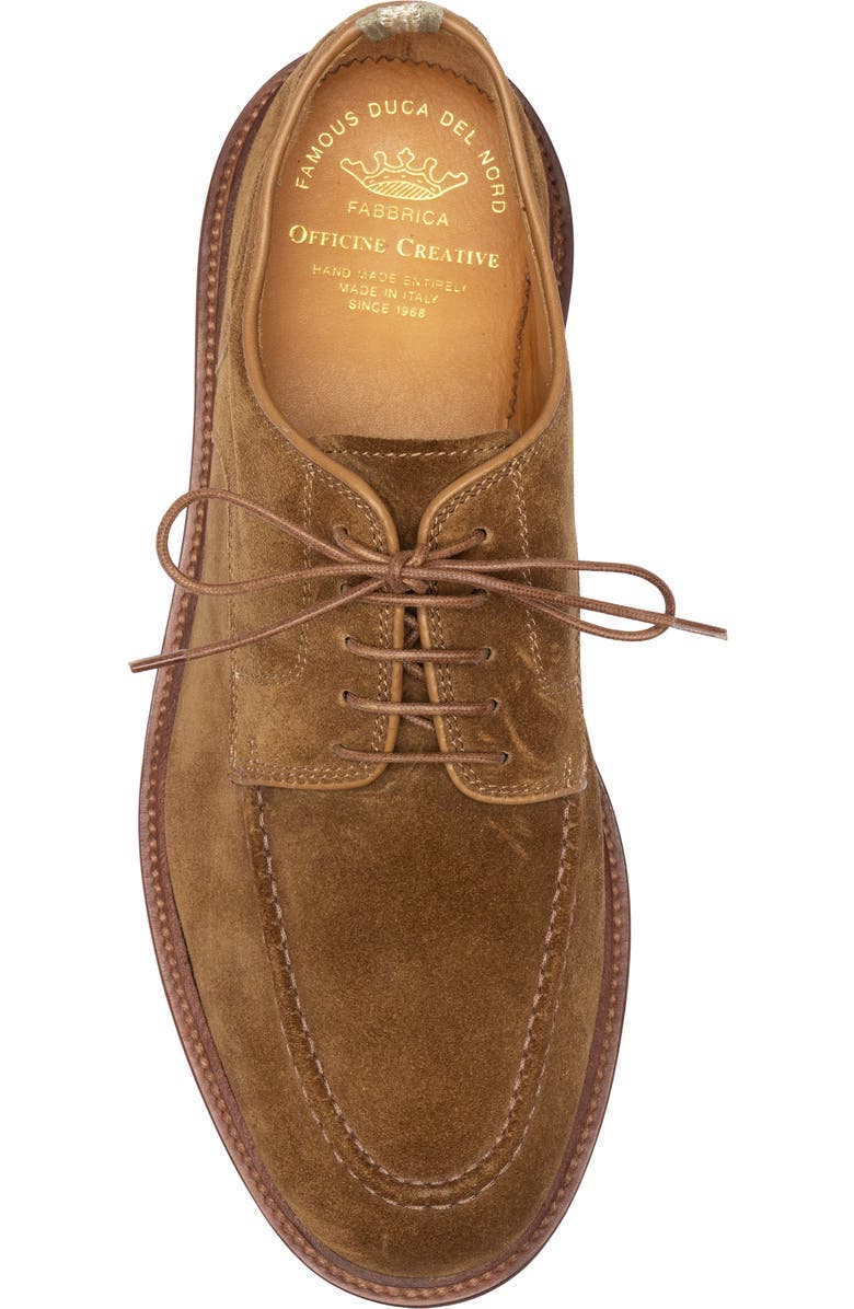 Officine Creative Aston 002 Suede Derby Shoe, Alternate, color, Brown