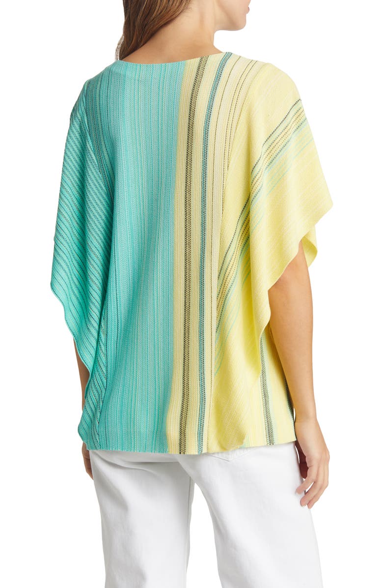 Ming Wang Ombré Stitch Butterfly Sleeve Knit Top, Alternate, color, 