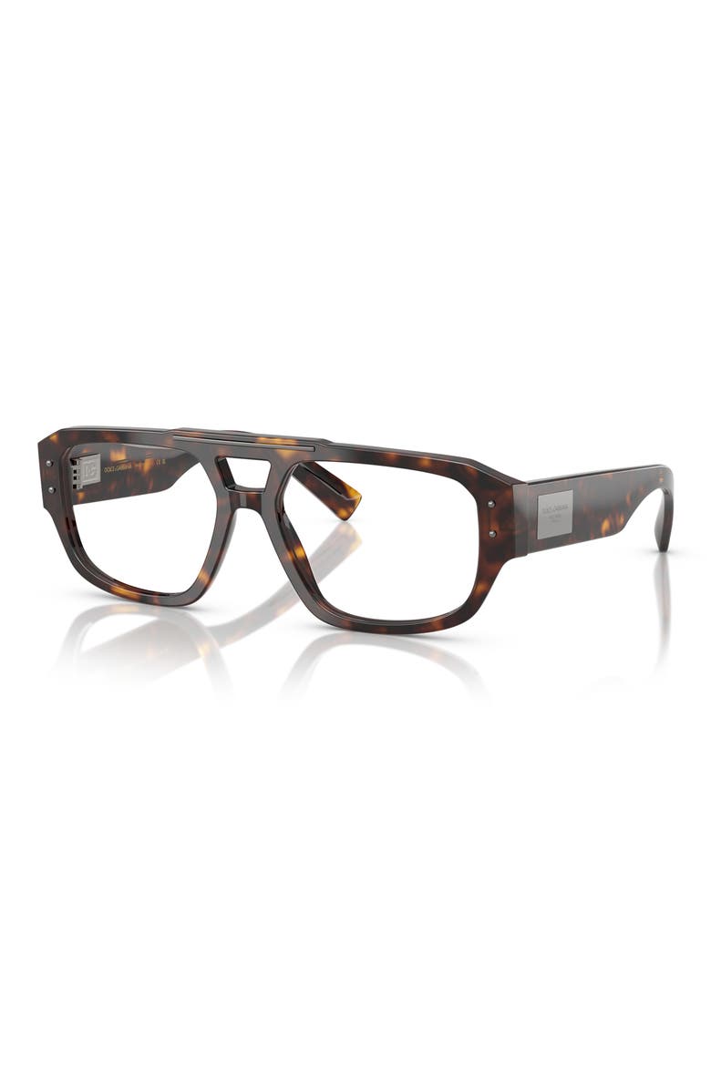 56mm Pilot Optical Glasses, Alternate, color, HAVANA