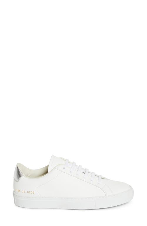Shop Common Projects Retro Classic Low Top Sneaker In Silver