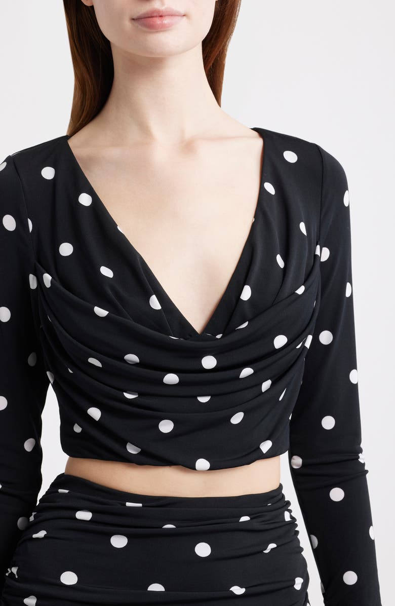 Black Halo Rafaela Two-Piece Crop Top & Maxi Skirt Set, Alternate, color, Spotlight