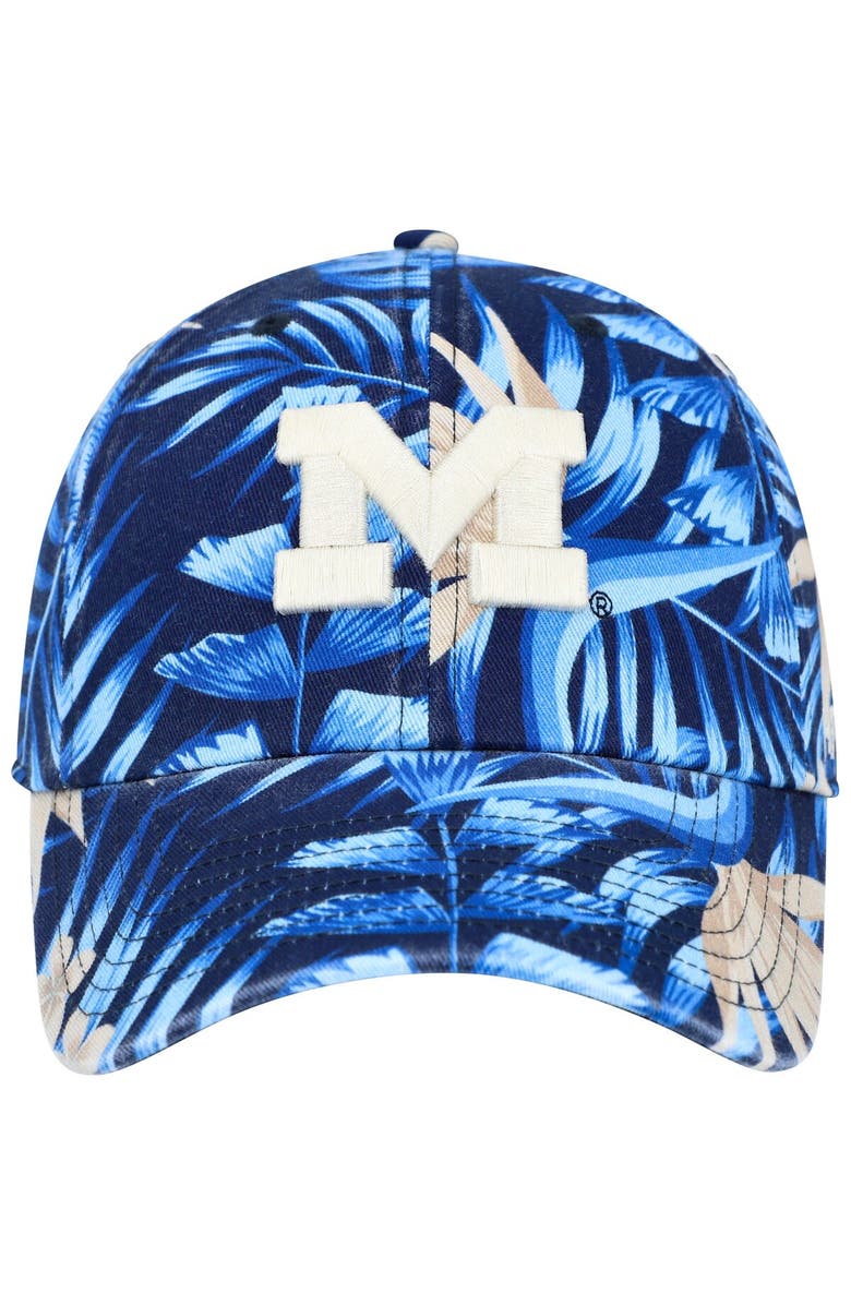 '47 Men's '47 Navy Michigan Wolverines Tropicalia Clean Up Adjustable Hat, Alternate, color, 