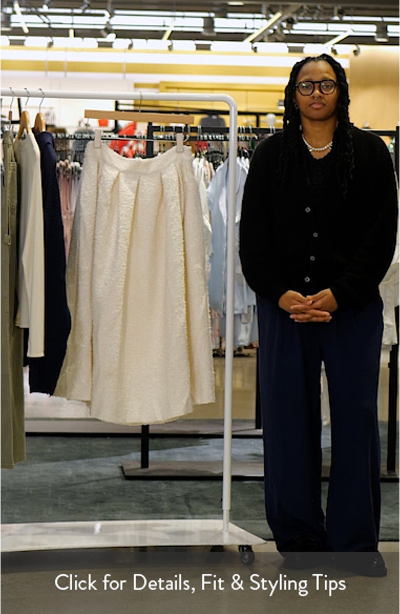 Premium Tweed Maxi Skirt, sales video thumbnail