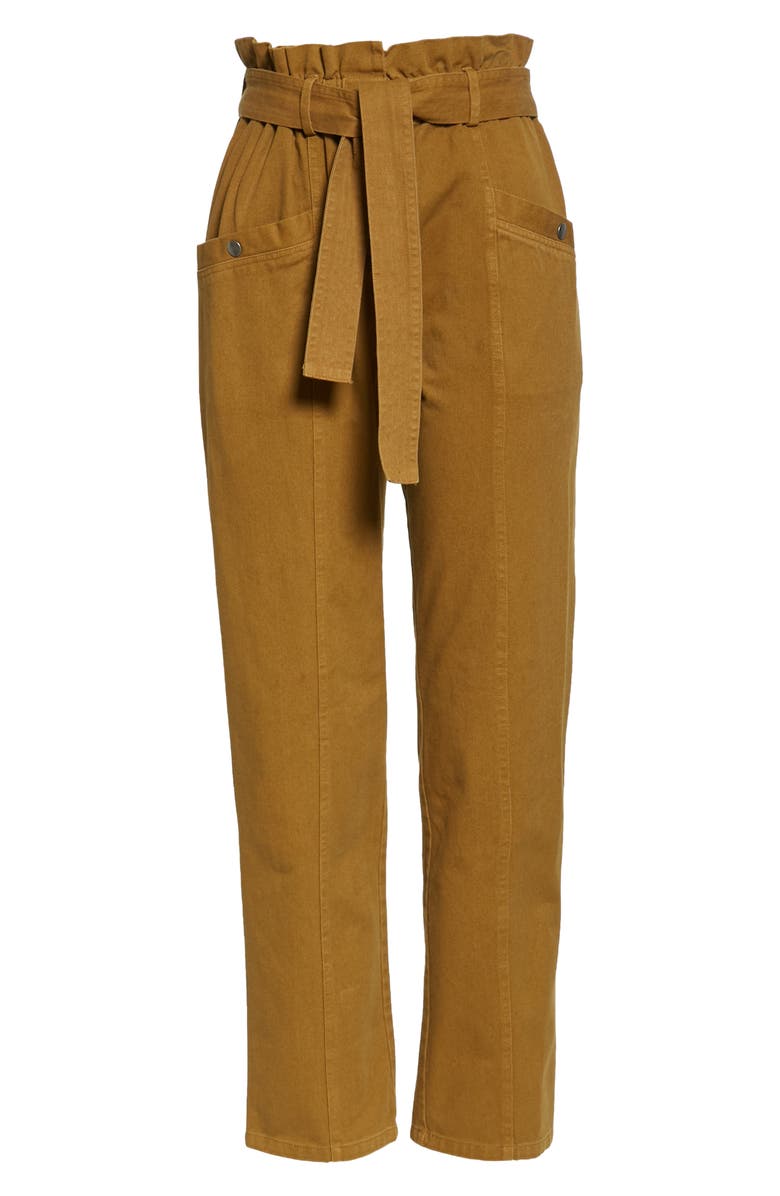 Sea Metta Tie Waist Denim Pants, Alternate, color, 