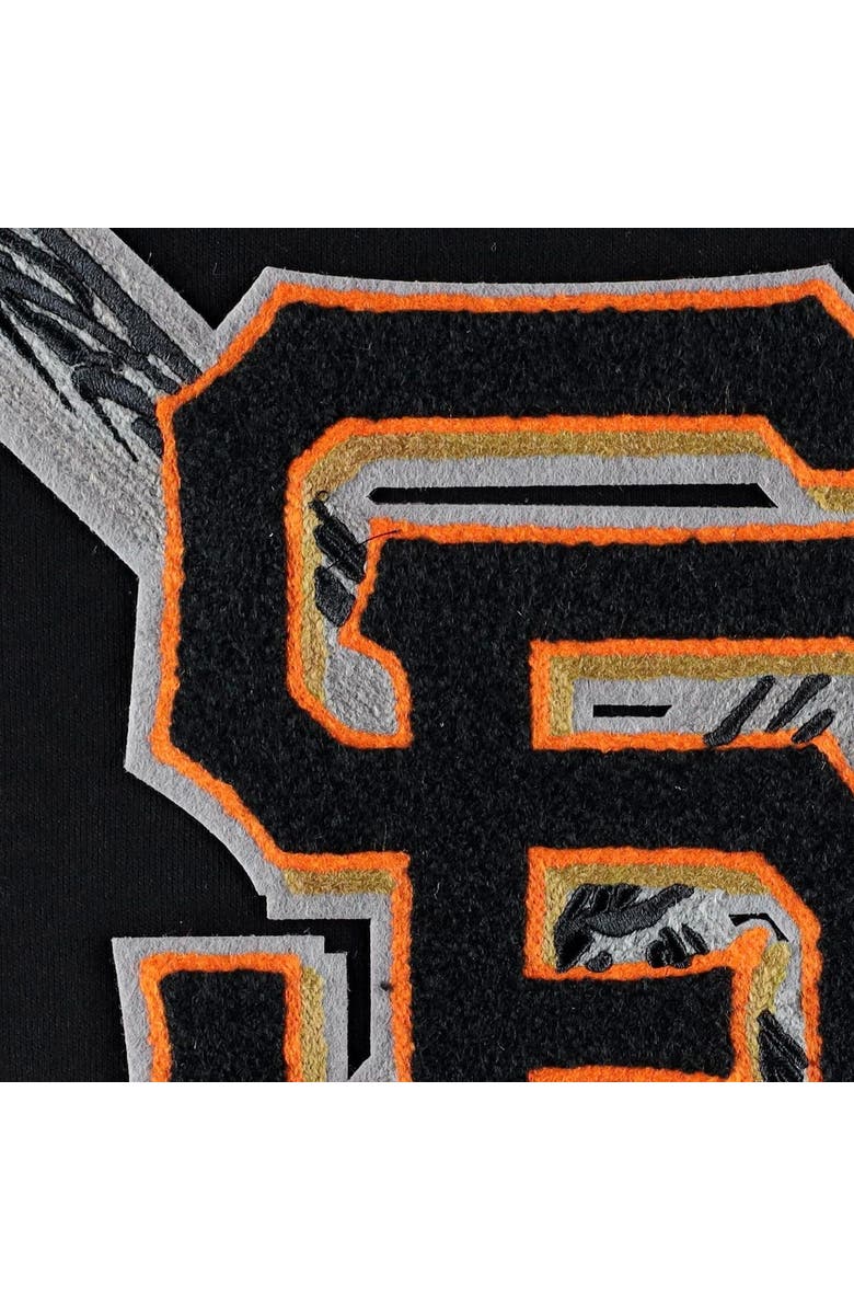 PRO STANDARD Men's Pro Standard Black San Francisco Giants Mash Up Logo Pullover Hoodie, Alternate, color,