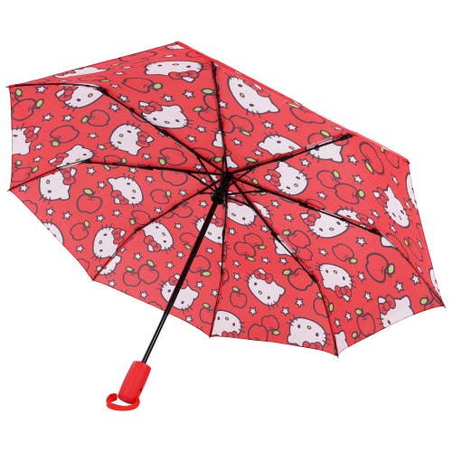 Sanrio Hello Kitty Apples Allover Print Umbrella In Red