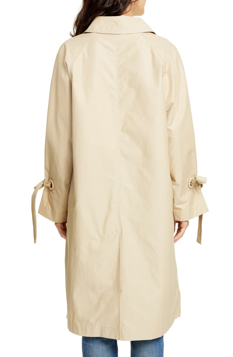 Alex Mill Tie Cuff Balmacaan Jacket, Alternate, color, 