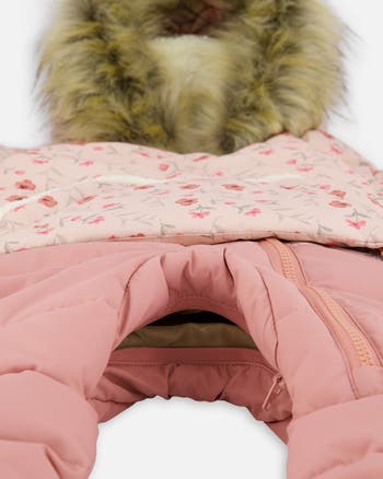 One-Piece Snug Snowsuit Designed for Car Seat