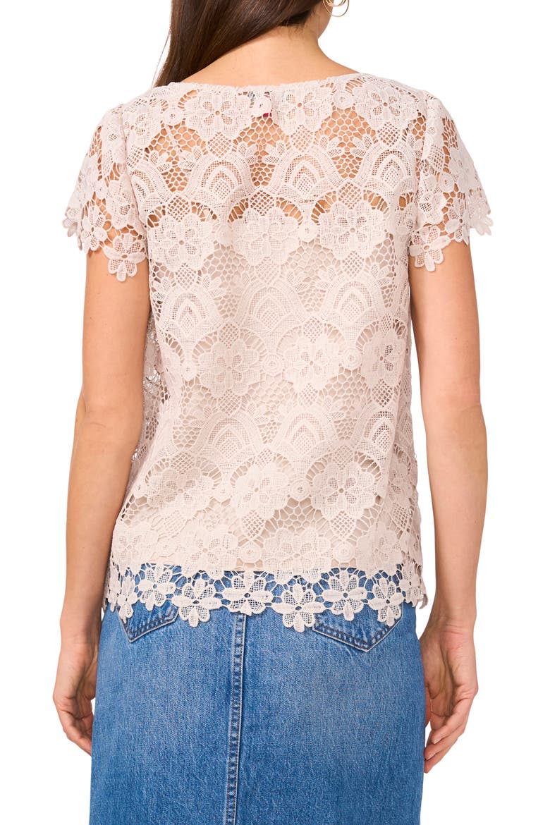 Lace Top, Alternate, color, RAINY DAY