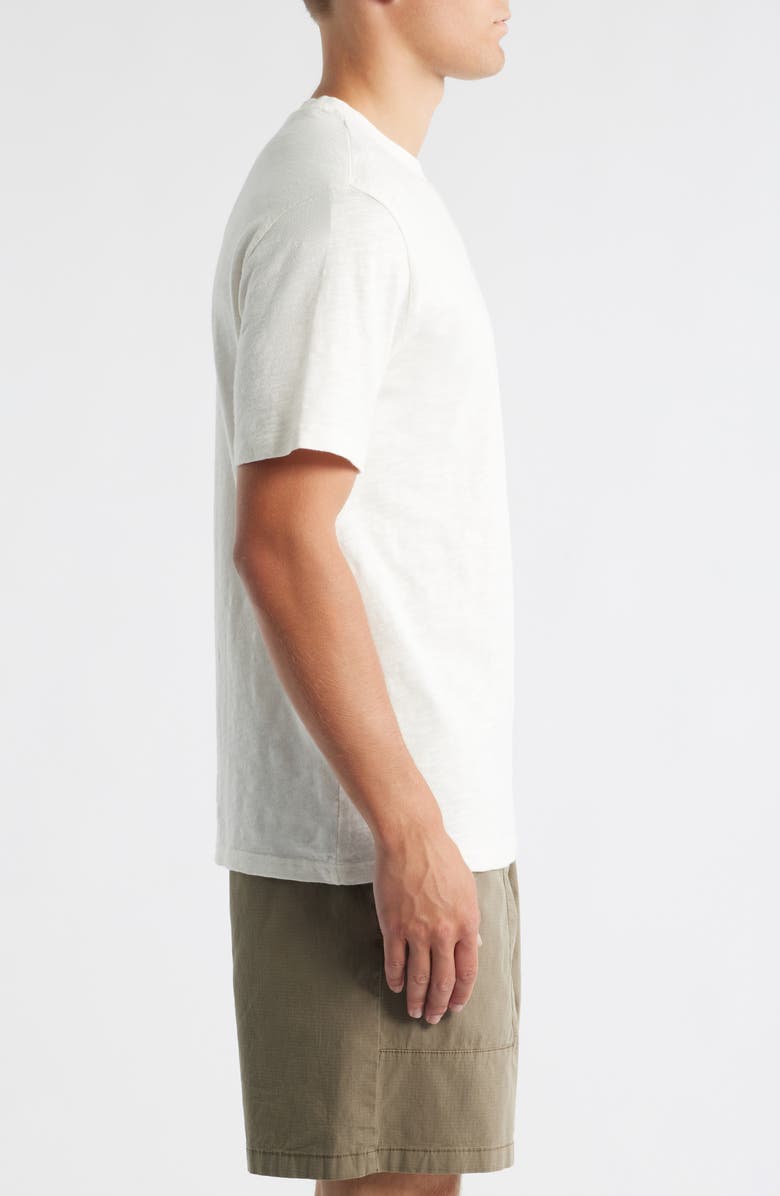 Brooklyn Industries Slim Fit Organic Cotton Slub T-Shirt, Alternate, color, Antique White