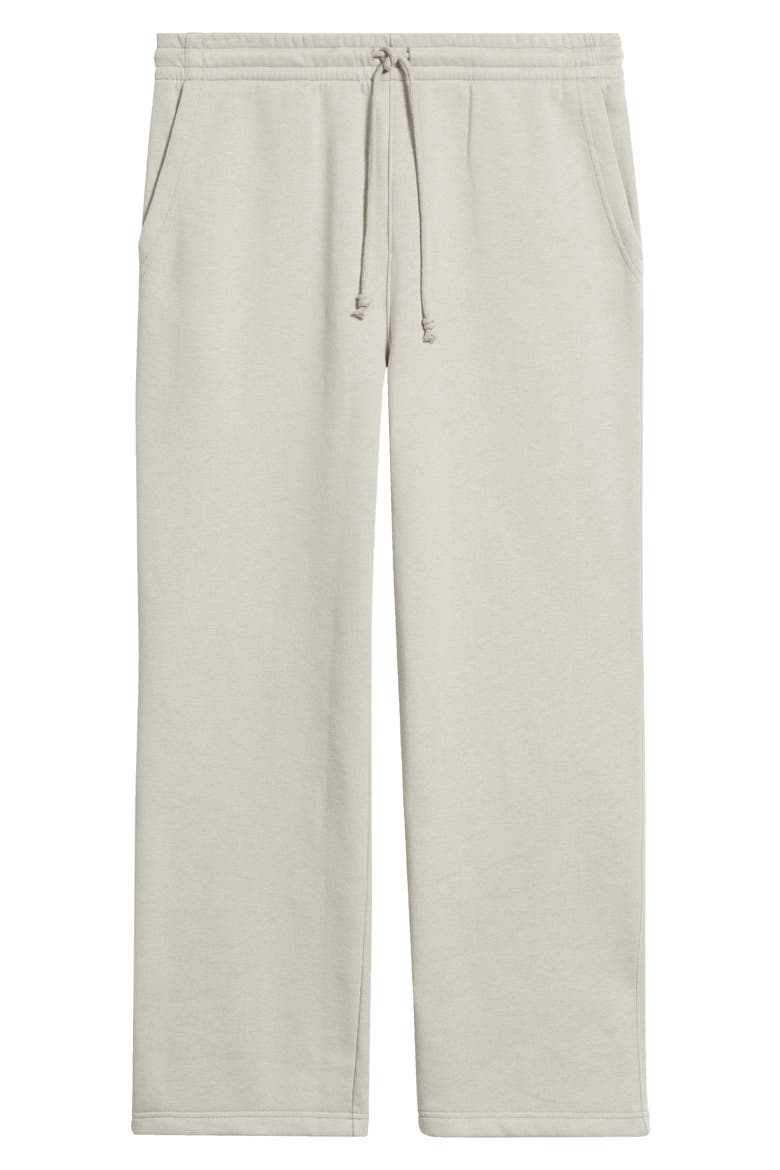Straight Leg Fleece Sweatpants, Alternate, color, GREY OWL