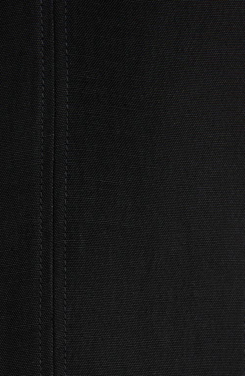 Bottega Veneta Buckle Sleeveless Grainy Viscose Linen Dress In Black