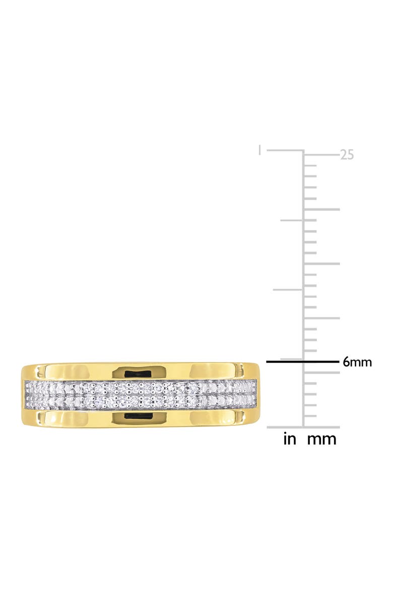 Men's Diamond Band Ring - 0.10ct., Alternate, color, YELLOW