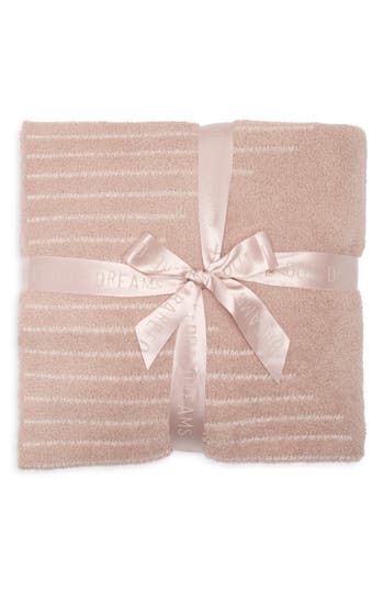 Barefoot Dreams® CozyChic® Diamond Stripe Throw in Willow/Cream at Nordstrom Rack
