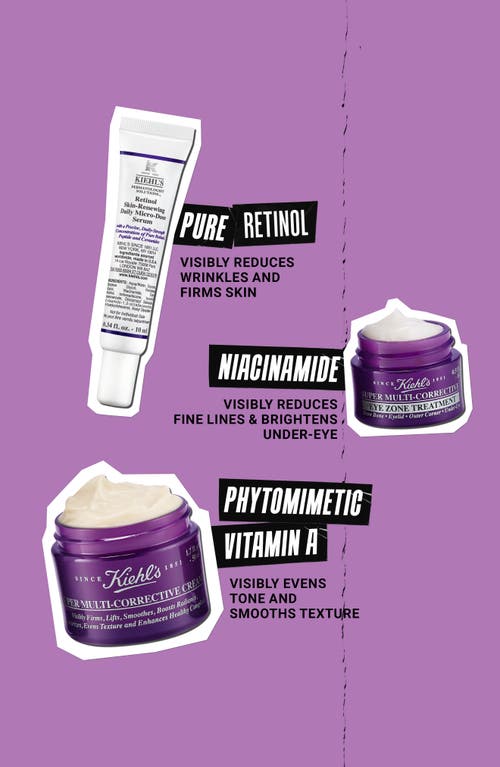 Kiehl's Since 1851 Anti-aging Preparations Gift Set $157 Value In No Color