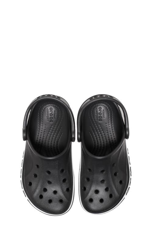Crocs Kids' Bayaband Clog In Black