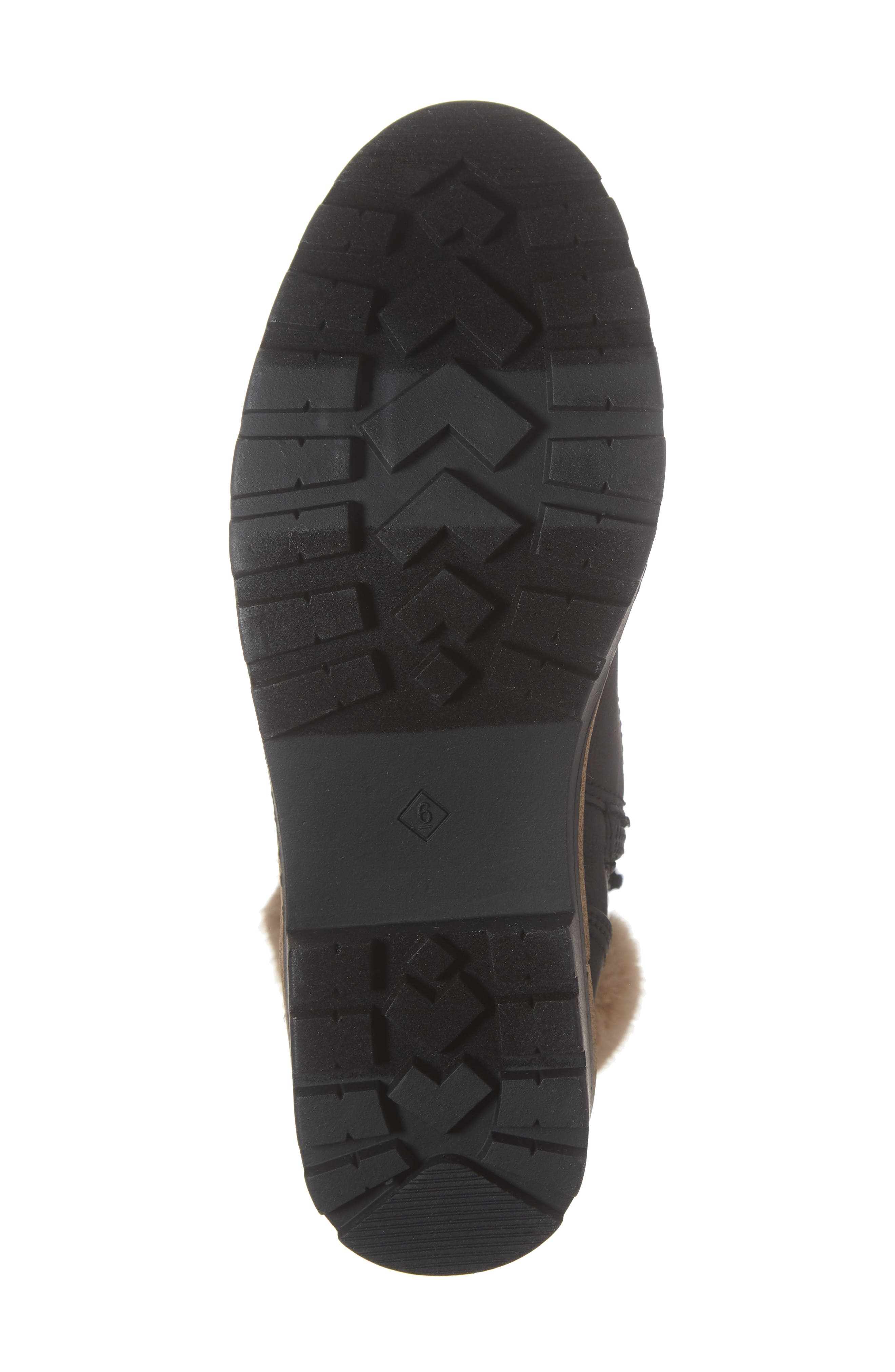 Steve Madden Alaska Lace-Up Bootie with Faux Fur Cuff, Alternate, color, 