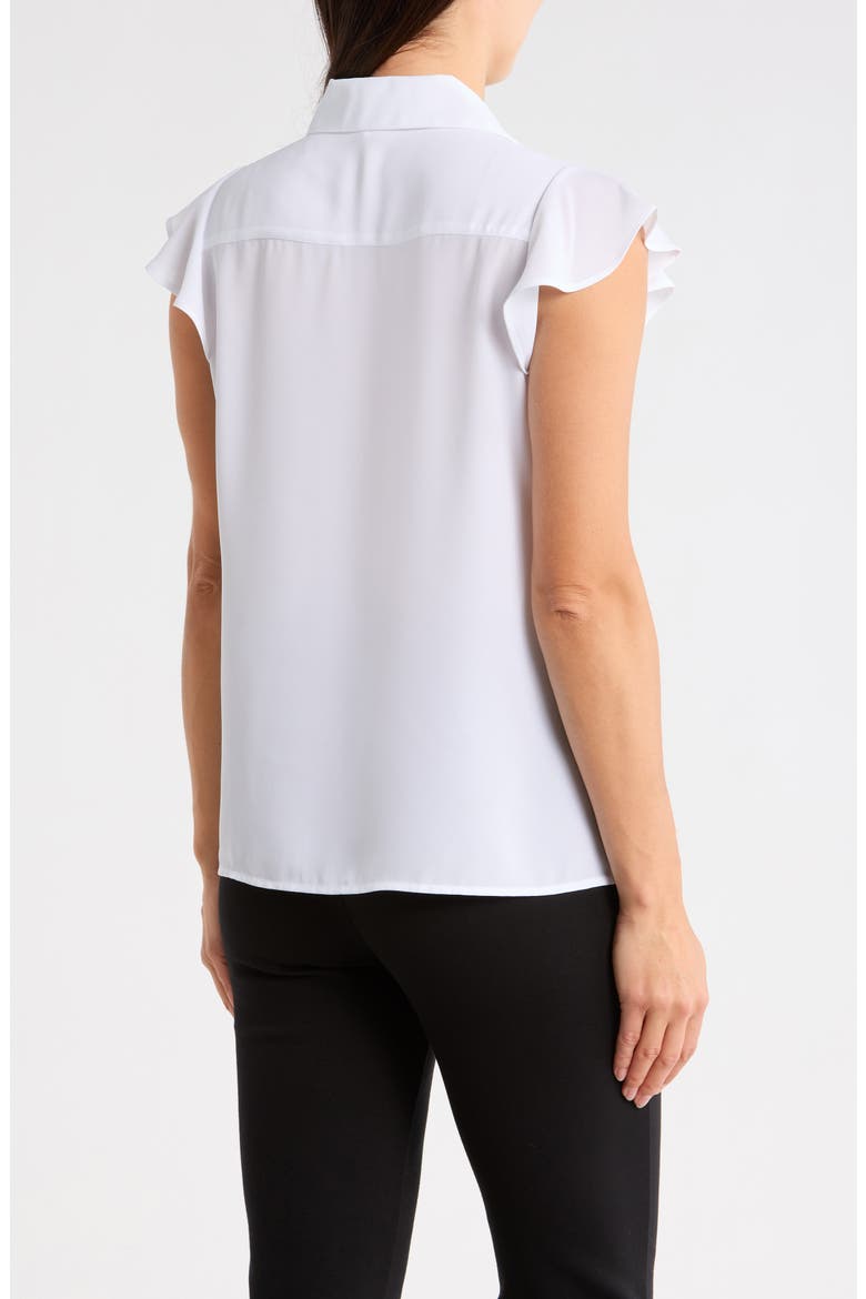 Ruffle Woven Top, Alternate, color, WHITE