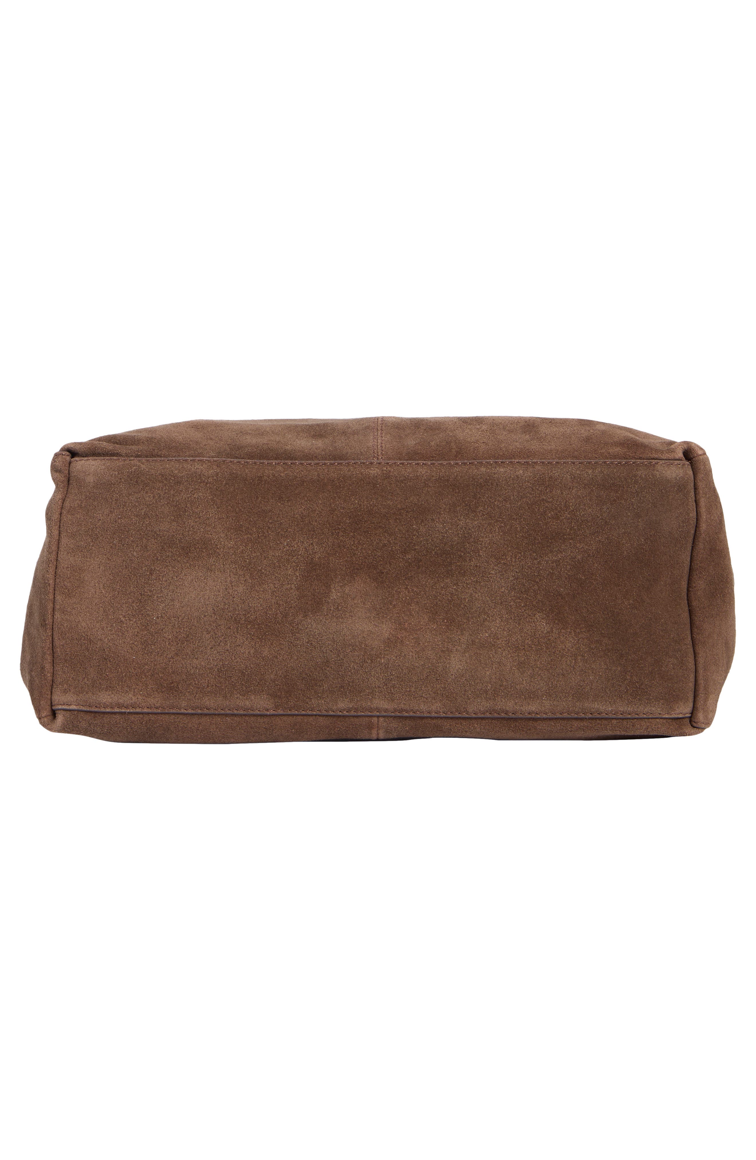 Lucky Brand Clem Leather Hobo Bag, Alternate, color, Dark Cappucino