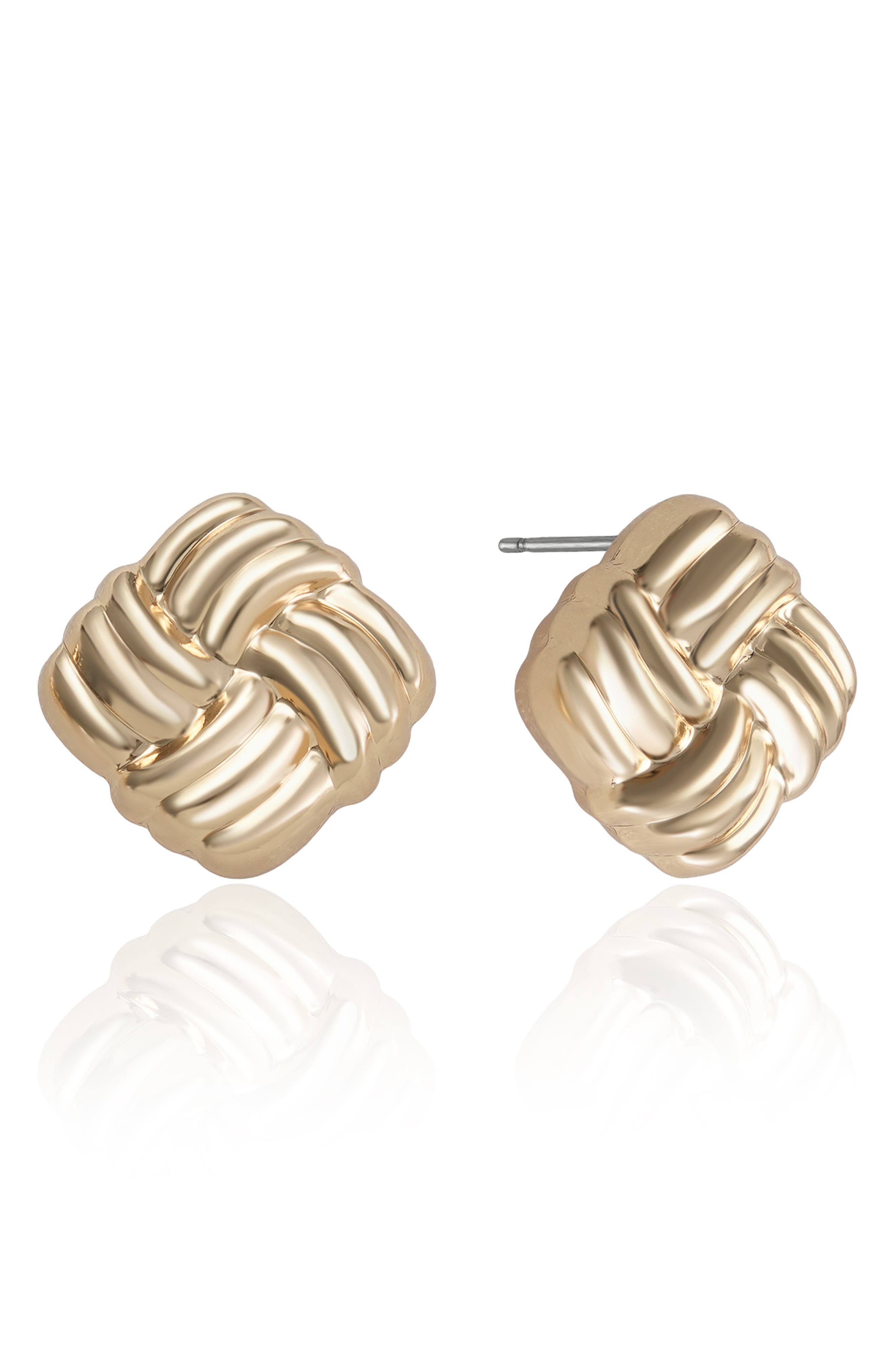 Love Knot Stud Earrings