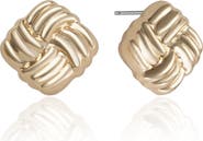 Ettika Love Knot Stud Earrings