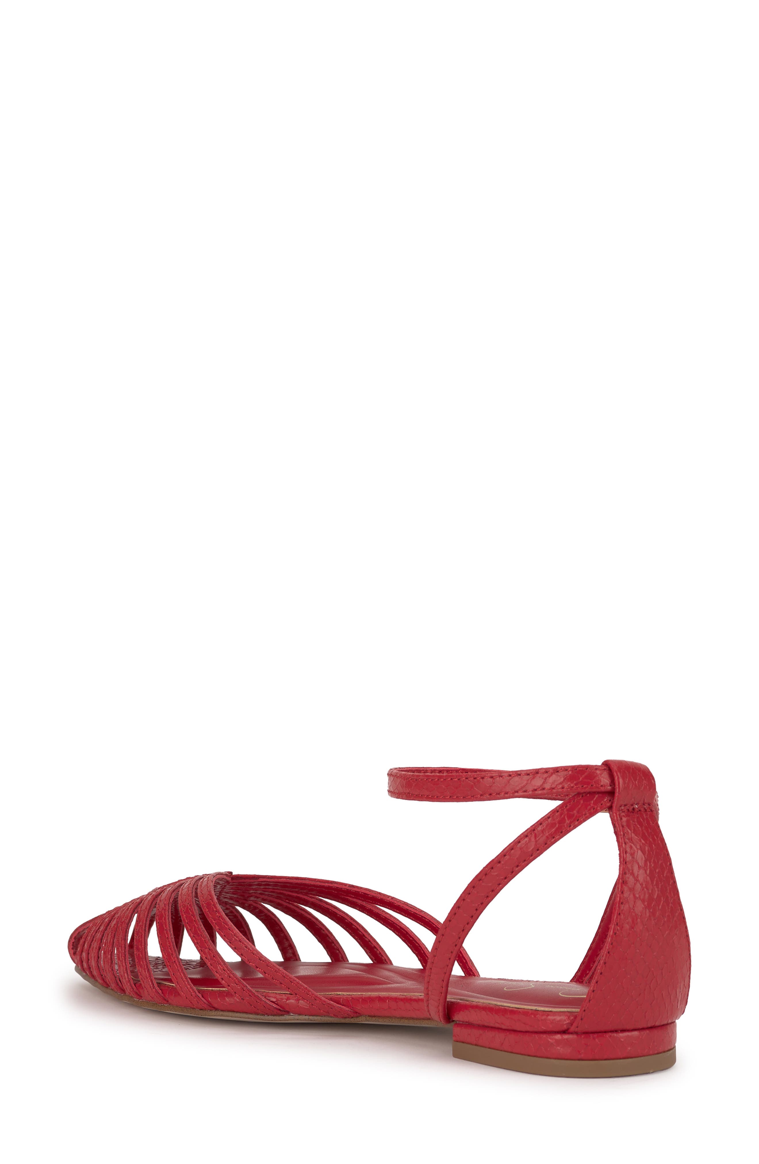 Eulean Ankle Strap Sandal, Alternate, color, RED MUSE03