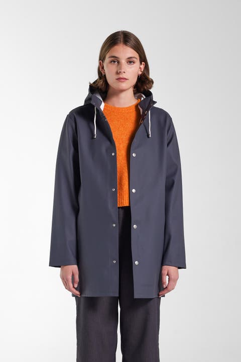 Stockholm Long Sleeve Hooded Raincoat