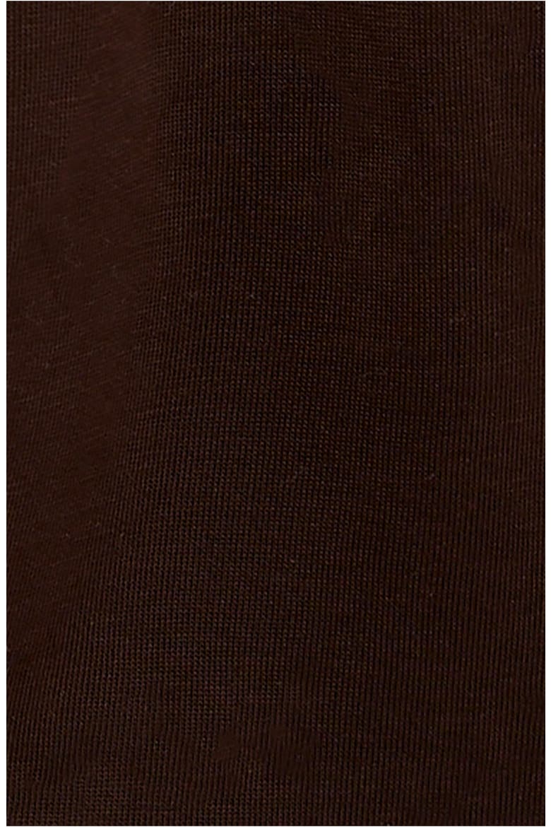 Trixie Rib & Jersey Tunic Top, Alternate, color, BLACK/ DOUBLE ESPRESSO