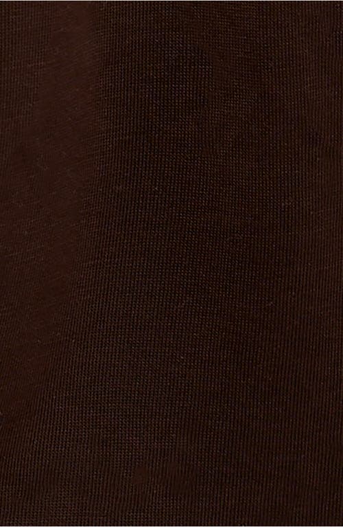 Free People Trixie Rib & Jersey Tunic Top In Brown