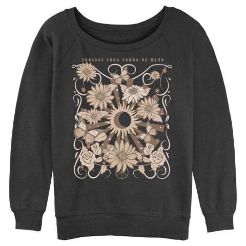 Junior's Protect Your Peace Of Mind Long Sleeve Crewneck Sweatshirt