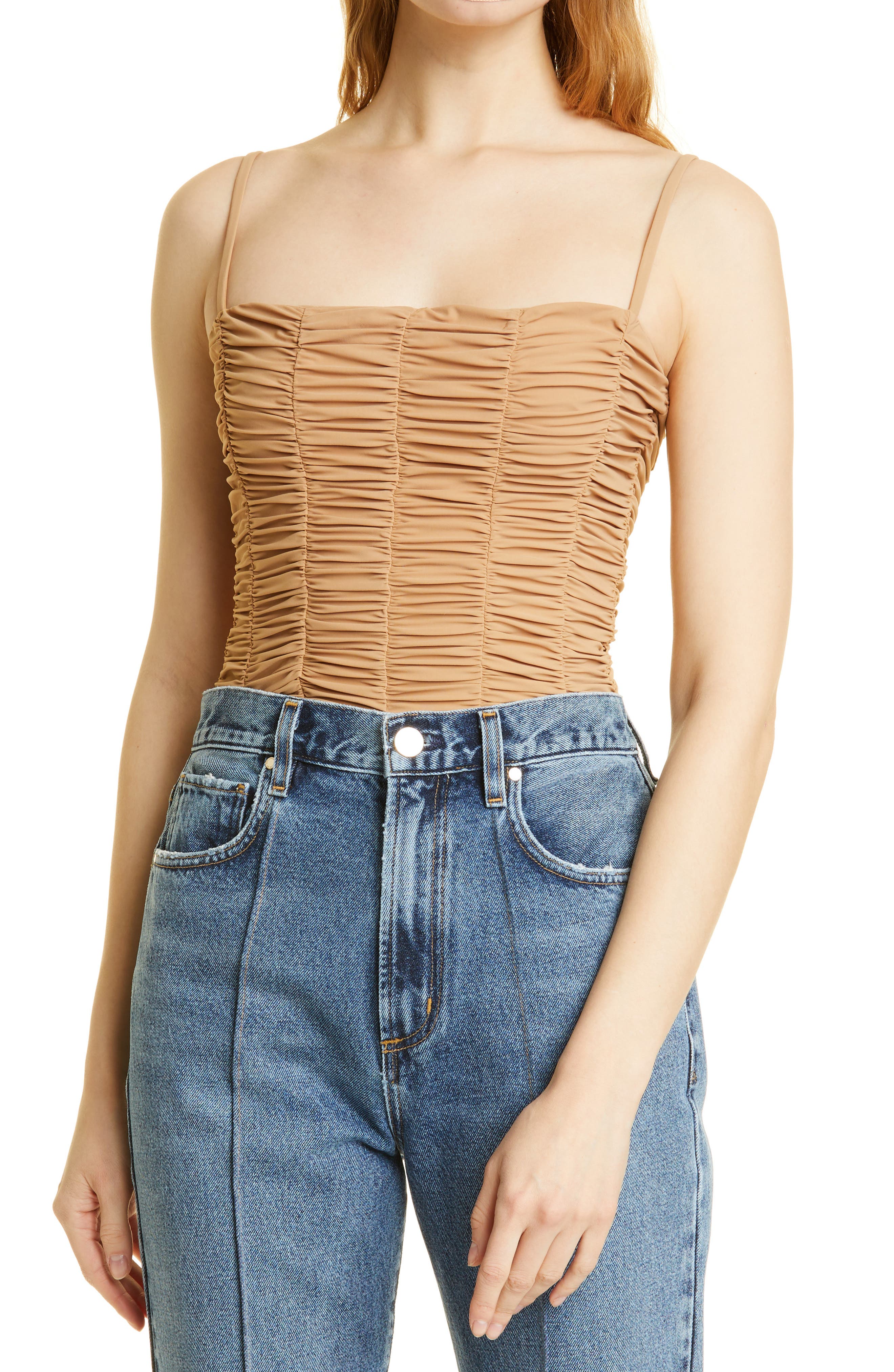 The Ezra Shirred Bodysuit