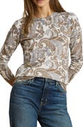 Lauren Ralph Lauren Paisley Sweater