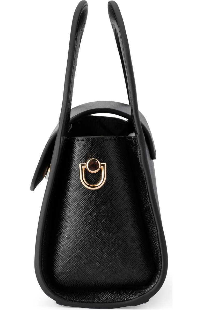 Olga Berg Ivy Curved Top Handle Bag, Alternate, color,