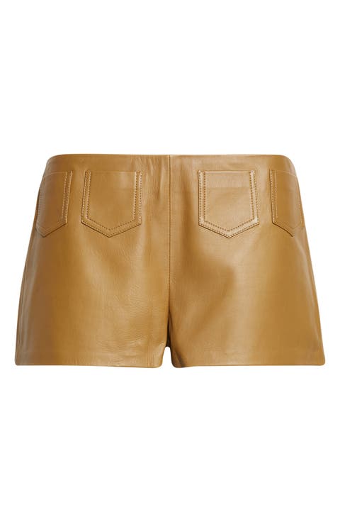 Suau Leather Shorts