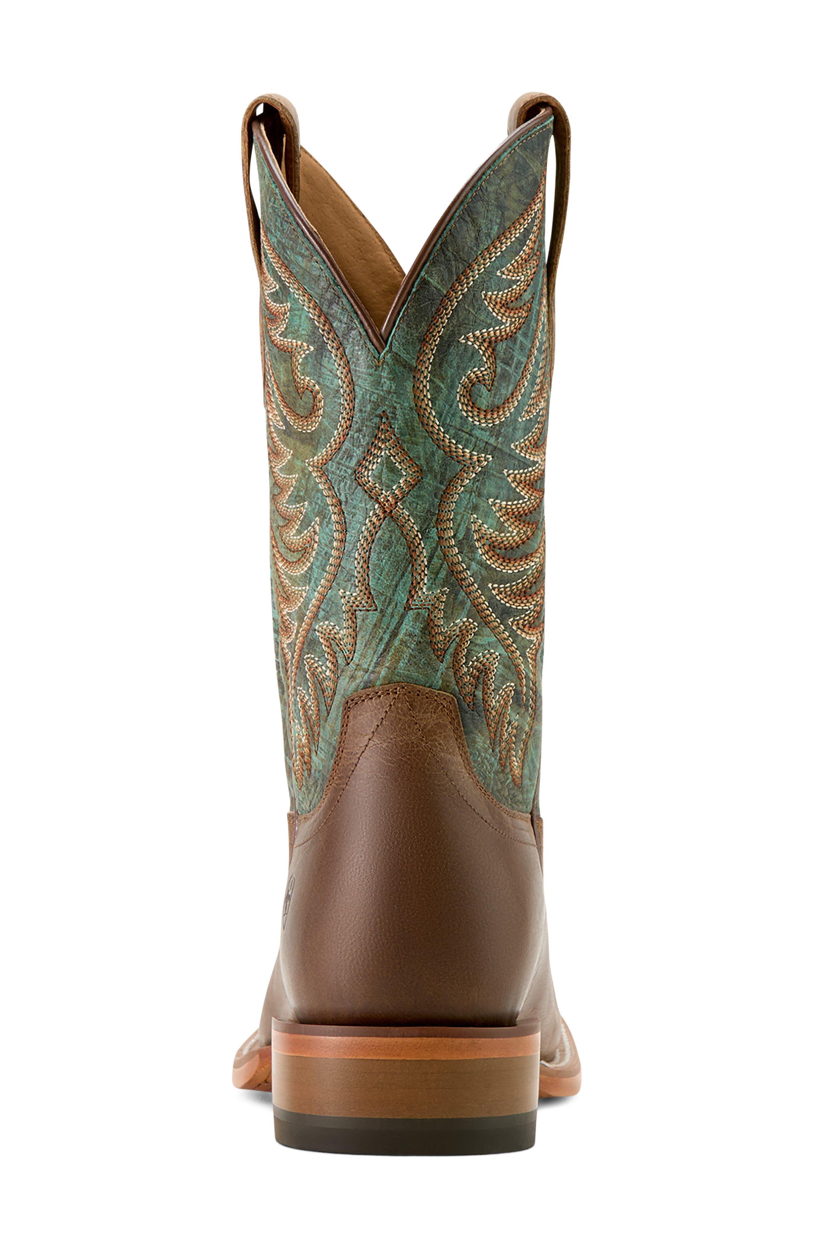 Steadfast Western Boot, Alternate, color, BROWN/ BLUE